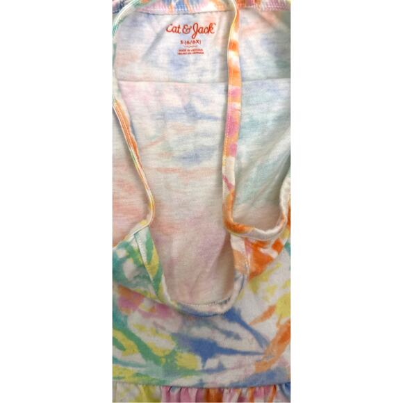 Cat & Jack Rainbow Print Dress Size Youth Girl's 6 - Picture 3 of 3